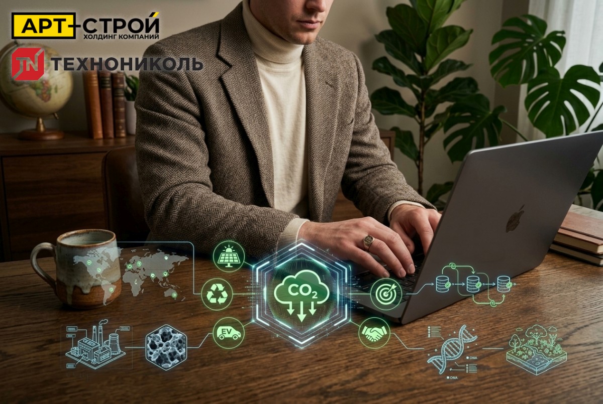 Компания ТЕХНОНИКОЛЬ применяет теплоизоляцию с погашенным углеродным следом в жилом строительстве