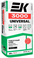 Клей для плитки и керамогранита EK 3000 Universal 25 кг