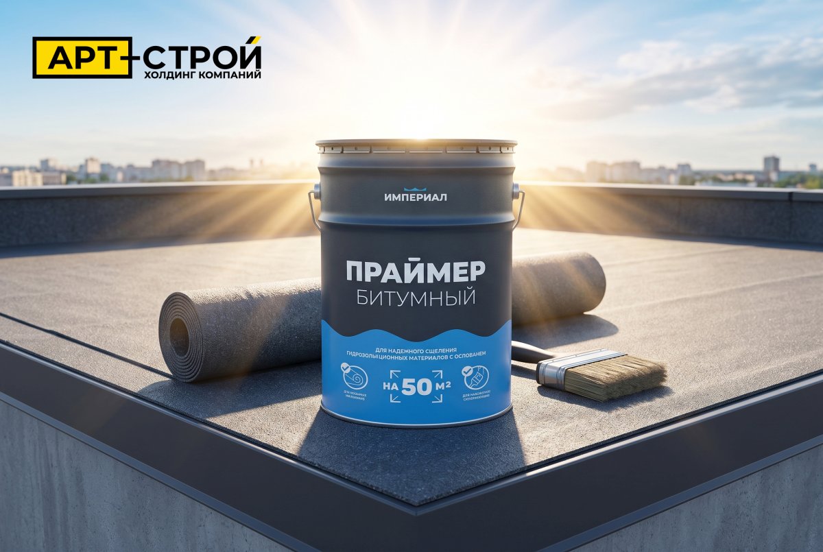 Почему Праймер битумный Технониколь Империал 13 л — обязательный этап перед укладкой кровли и гидроизоляции 2
