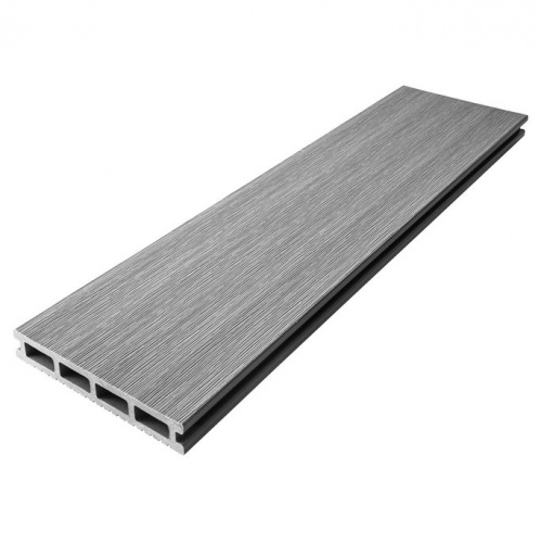 Террасная доска T-DECKS PREMIUM 3D OPTIMA SOLO (серый)