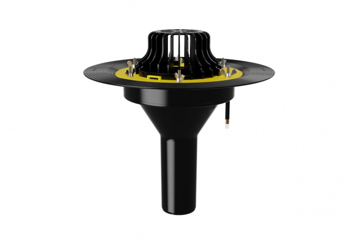 Воронка кровельная обогреваемая с закладным элементом VMOPro 75x300