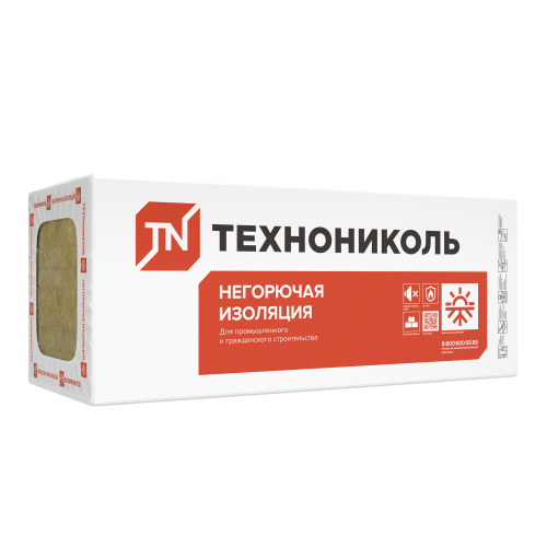 Теплоизоляция (базальт) ТЕХНОНИКОЛЬ Техноруф Н Экстра 1200х600х100 (0,216 куб.м., 2,16 кв.м., 3 плиты)