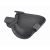 ТН ПВХ МАКСИ угол желоба 90°, графитово-серый, шт.
