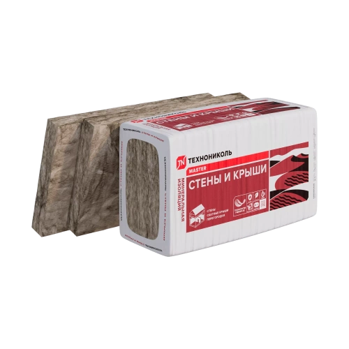 Минеральная изоляция ТЕХНОНИКОЛЬ 34 PN Стены и крыши 1000х610х100